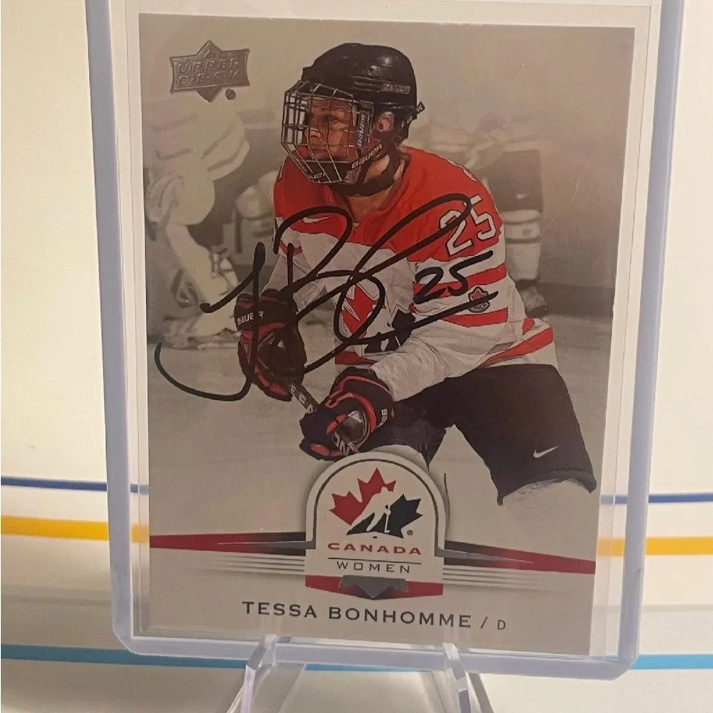 Tessa Bonhomme Team Canada Women Hockey Trading Card - Picture 1 of 2